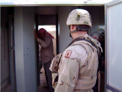 Sgt Guy Morse, a Scout Operator from B Battery, 126th Field Artillery attached to 1st Battalion, 141st FA